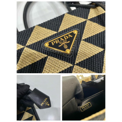 Prada Small Tote In Saffiano Leather 1BA355-17*19*6CM