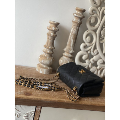 Ch@nel Flap Bag-13*20*9.5CM