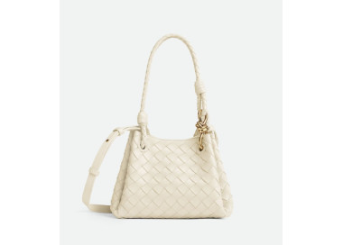 BOTTEGA VENETA Small Parachute intrecciato leather shoulder bag