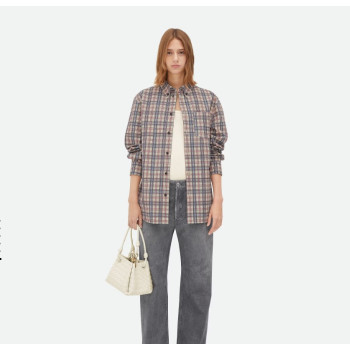 BOTTEGA VENETA Small Parachute intrecciato leather shoulder bag