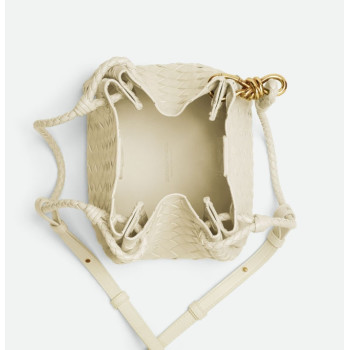 BOTTEGA VENETA Small Parachute intrecciato leather shoulder bag