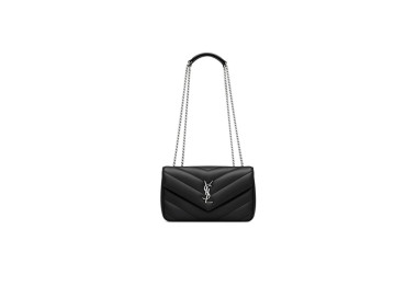 YSL LOULOU SMALL IN MATELASSÉ LAMBSKIN 801437AAE4Y1000 (24*14*6cm)