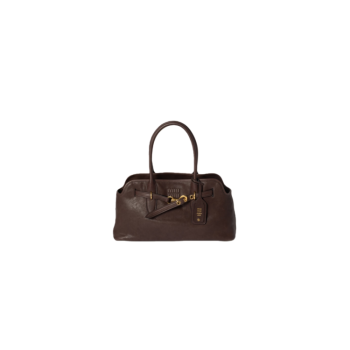 MIU MIU AVENTURE NAPPA LEATHER BAG(44*22.5*14.5cm)