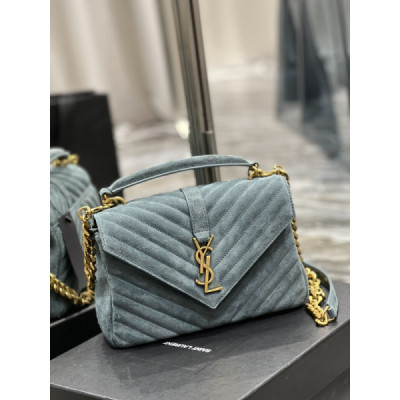 YS L Monogram College Bag-24*17*7CM