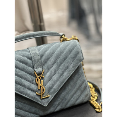 YS L Monogram College Bag-24*17*7CM