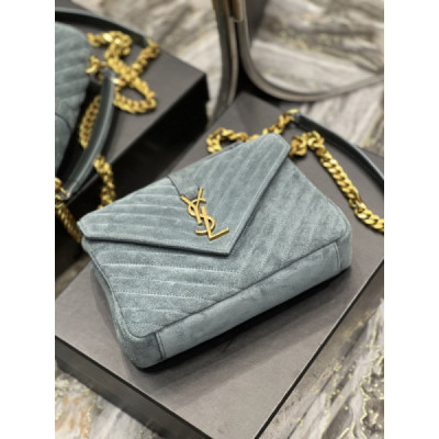 YS L Monogram College Bag-24*17*7CM