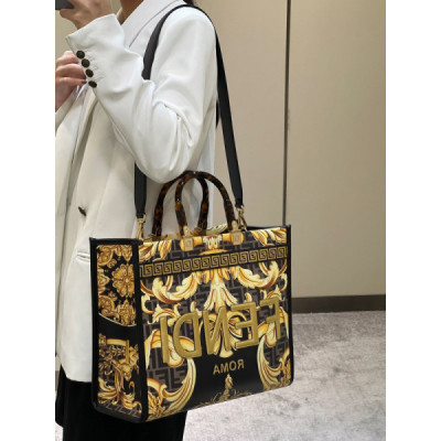Fendi & Versace Tote-36*17*31CM