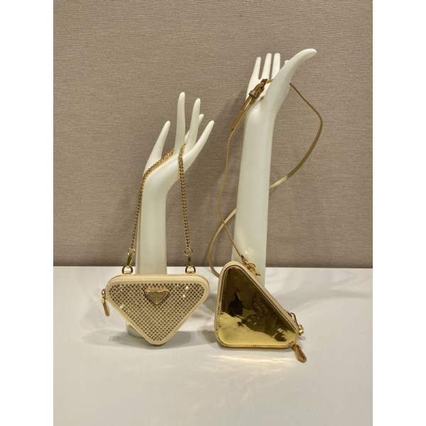 Prada 1NR015 Double Triangle Bag -15*10*5CM