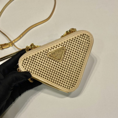 Prada 1NR015 Double Triangle Bag -15*10*5CM