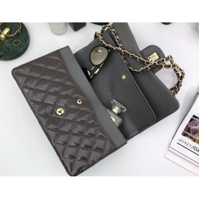 Ch@nel Flap Bag-Gold Hardware-30CM