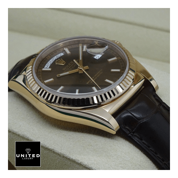 Rolex Day-Date 118135 V5 Brown Dial Replica