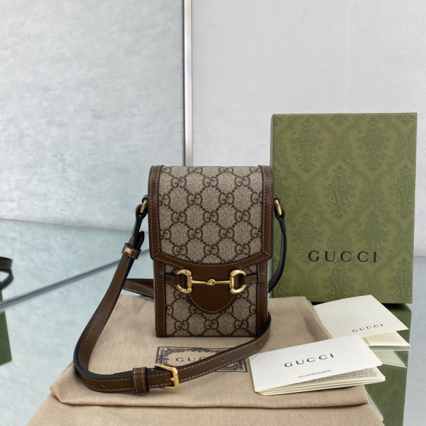 Gucci Liberty 1955 Handbag-17x11x4CM