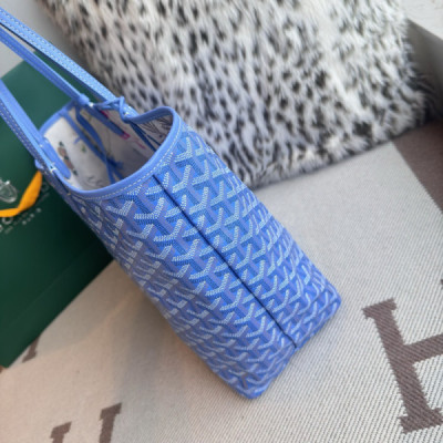 Goyard Fuchsia Pink Reversible St. Louis Tote Bag-34X15X28CM