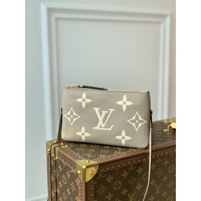 Louis Vuitton M80084 Pochette Double Zip Bag -20*12.5*3CM