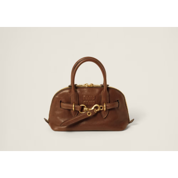 MIU MIU AVENTURE MINI NAPPA LEATHER BAG 5BP090 (21*13.2*8cm)