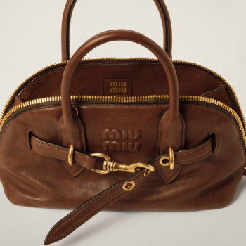 MIU MIU AVENTURE MINI NAPPA LEATHER BAG 5BP090 (21*13.2*8cm)