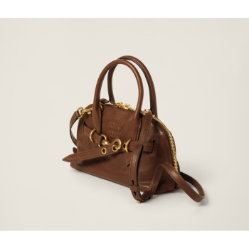 MIU MIU AVENTURE MINI NAPPA LEATHER BAG 5BP090 (21*13.2*8cm)