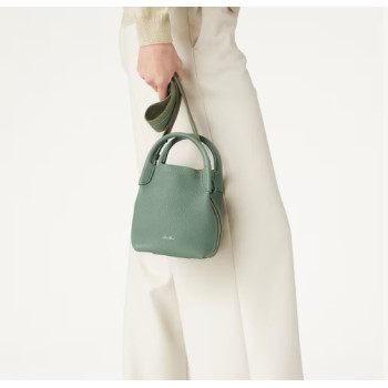 LORO PIANA Micro Bale bag Grained Calfskin