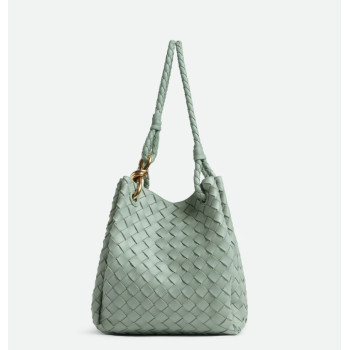 BOTTEGA VENETA Large Parachute intrecciato leather shoulder bag