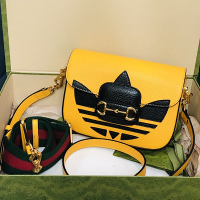 Adidasx Gucci 1955 Horsebit Shoulder Bag-20.6*14.4*5.1CM