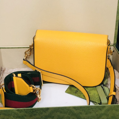 Adidasx Gucci 1955 Horsebit Shoulder Bag-20.6*14.4*5.1CM