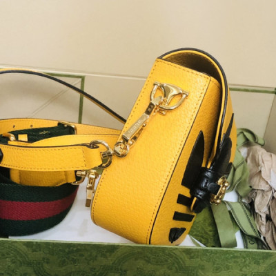 Adidasx Gucci 1955 Horsebit Shoulder Bag-20.6*14.4*5.1CM