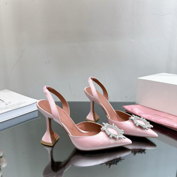 Amina Muaddi Heel-10CM