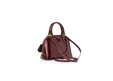 LOUIS VUITTON VERNIS ALMA BB MAGENTA M91606 (23.5*19*11cm)