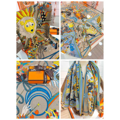 Hermes Shawls-140*140cm