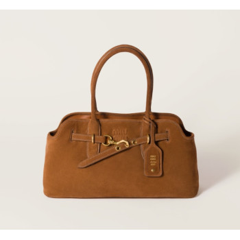 Miu Miu Aventure suede bag