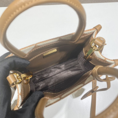 Prada Small Tote In Saffiano Leather 1BA355-17*19*6CM