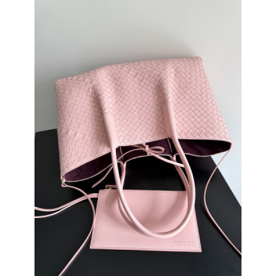 Bottega Veneta Burgundy Pinacoteca Reversible Tote -43*23*17.5CM