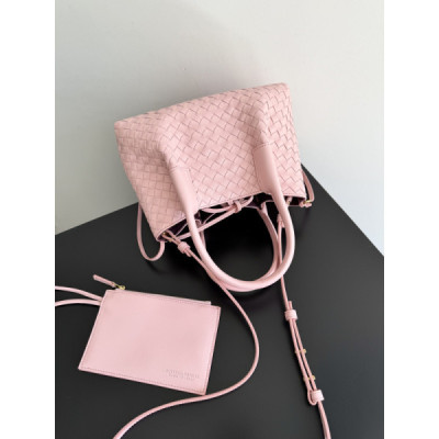 Bottega Veneta Burgundy Pinacoteca Reversible Tote -24*15*12CM