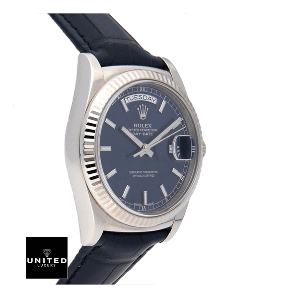 Rolex Day-Date 118139-0004 V5 Stainless Steel Blue Dial Replica