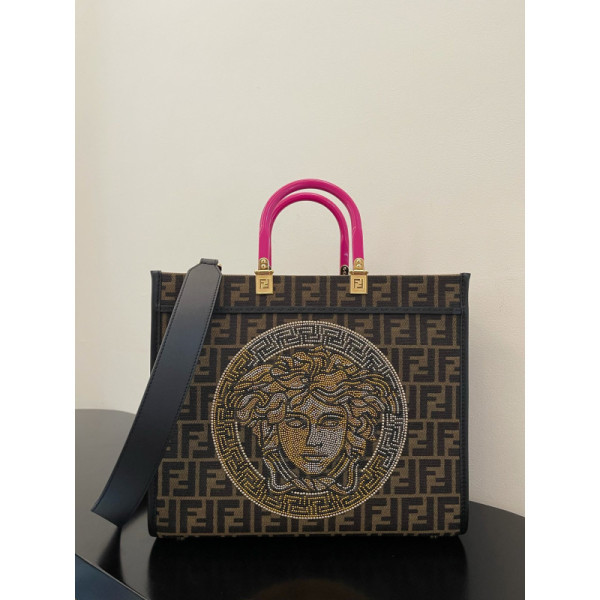 Fendi & Versace Tote-36*17*31CM