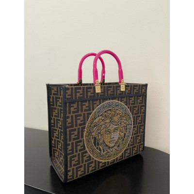 Fendi & Versace Tote-36*17*31CM