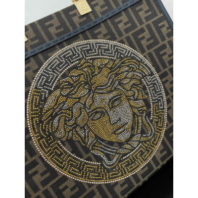 Fendi & Versace Tote-36*17*31CM