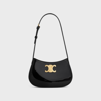 CELINE MEDIUM TILLY BAG in PATENT CALFSKIN
