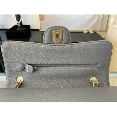 Ch@nel Flap Bag-Caviar-23CM