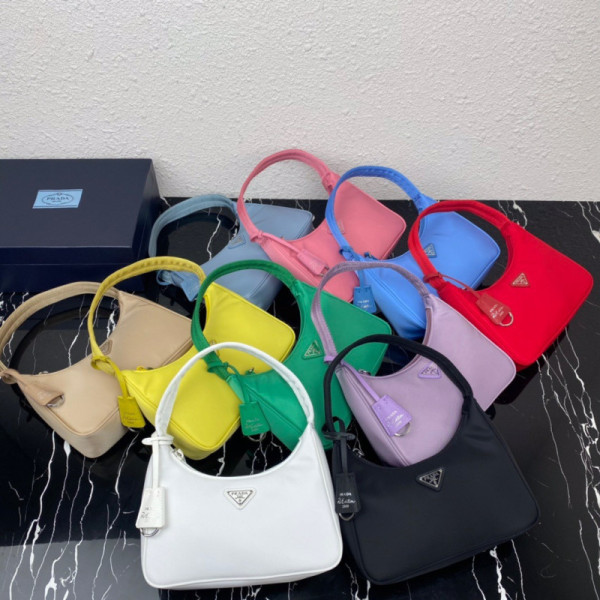 Prada 1NE515 Nylon Hobo Bag-23*13*5CM