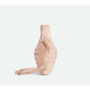 BOTTEGA VENETA Mini Hop intrecciato leather shoulder bag