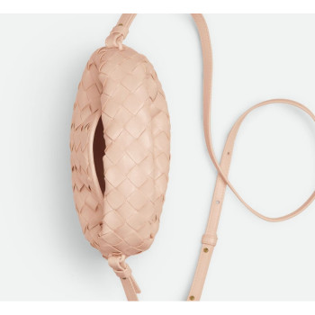 BOTTEGA VENETA Mini Hop intrecciato leather shoulder bag