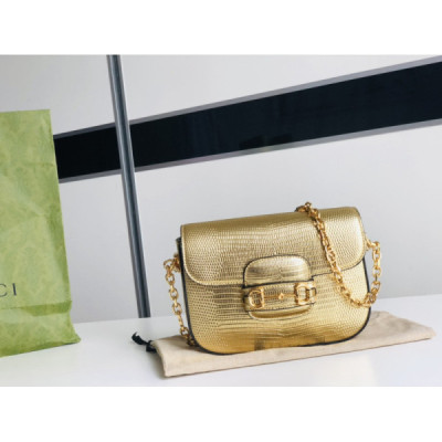 Gucci 1955 Horsebit Shoulder Bag-20.6*14.4*5.1CM