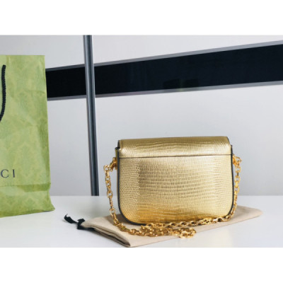 Gucci 1955 Horsebit Shoulder Bag-20.6*14.4*5.1CM