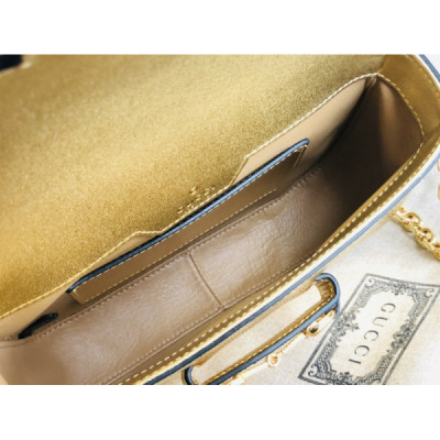 Gucci 1955 Horsebit Shoulder Bag-20.6*14.4*5.1CM