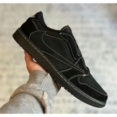 TRAVIS SCOTT X AIR JORDAN 1 LOW OG “BLACK PHANTOM” DM7866-001