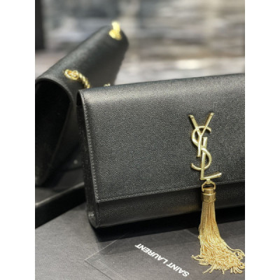YSL Medium Kate Bags-Caviar-24*14.5*5.5CM