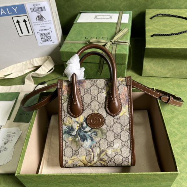 Gucci GG Retro Mini Tote-16*20*7CM