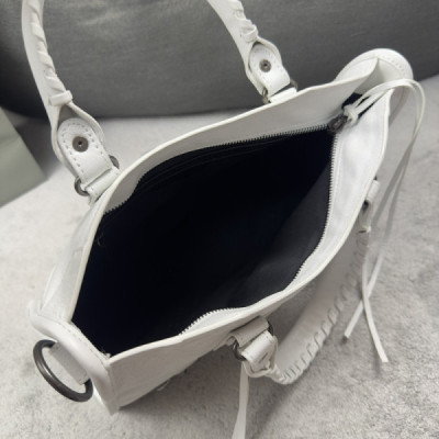 Balenciag Women’s Le City Bag in Optic White-30*20*11CM
