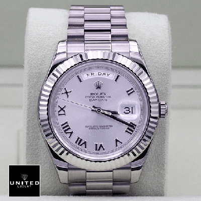 Rolex Day-Date 218239-0041 V6 White Roman Dial Replica